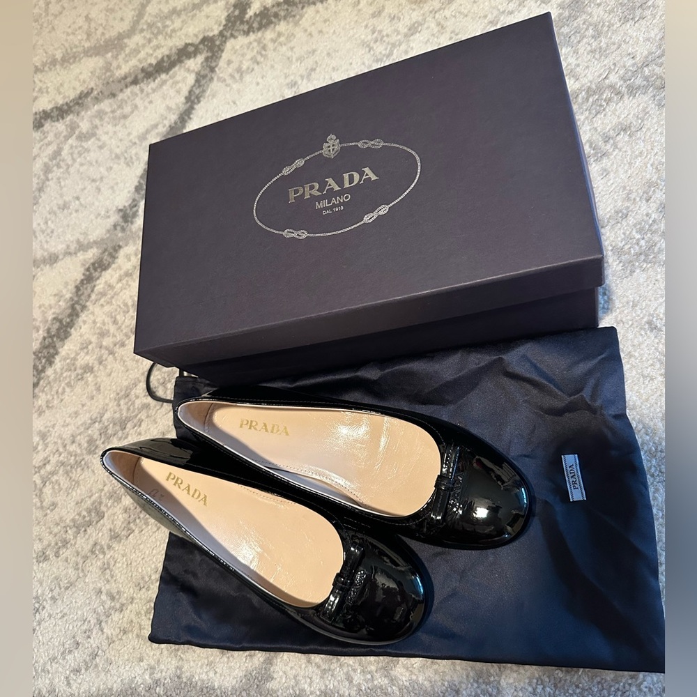 Prada ballerina flats
